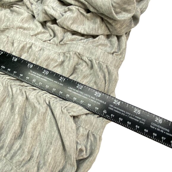 Vtg NWT TRACY REESE Women Savvy Chic Rouch Skirt Knee Length Sz XS Gray 73-10 - Picture 9 of 12